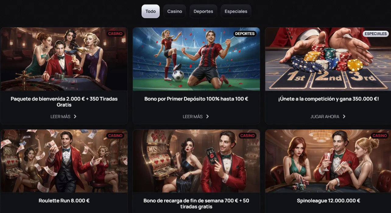 Promociones de Casinova
